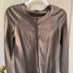 Banana Republic classic cardigan, light brown, Button-Up